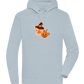 Spooky Pumpkin Spice Design - Premium unisex hoodie_CREAMY BLUE_front