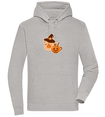 Spooky Pumpkin Spice Design - Premium unisex hoodie_ORION GREY II_front