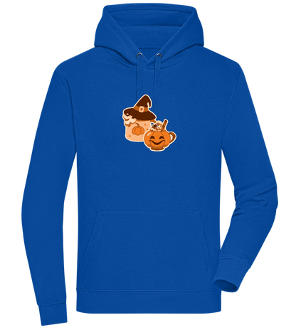 Spooky Pumpkin Spice Design - Premium unisex hoodie_ROYAL_front