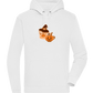 Spooky Pumpkin Spice Design - Premium unisex hoodie_WHITE_front