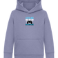 Leveling Up To Big Brother Design - Comfort Kids Hoodie_BLUE_front