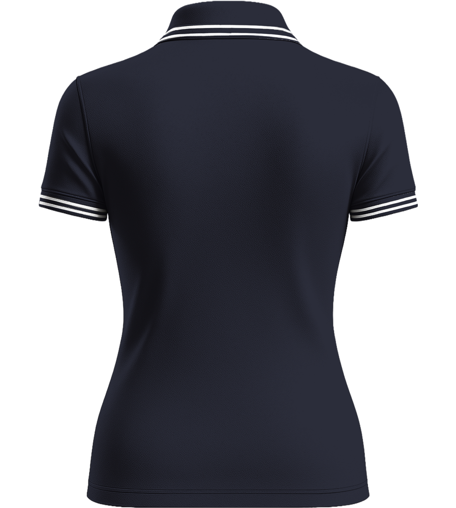 Premium Women´s contrast polo shirt_FRENCH NAVY/B_back