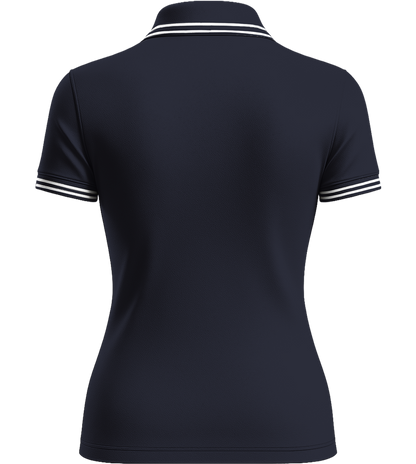 Premium Women´s contrast polo shirt_FRENCH NAVY/B_back