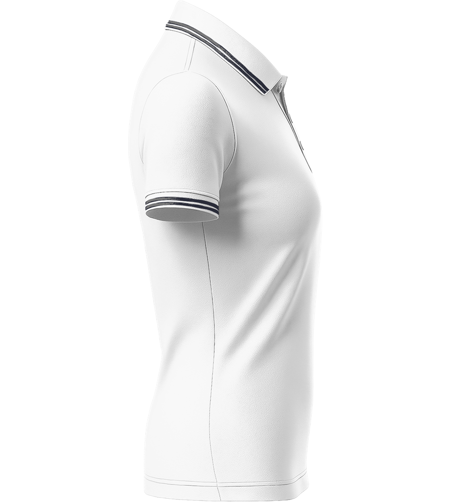 Premium Women´s contrast polo shirt_WHITE/NAVY_right