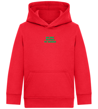 Do Not Return to Sender Design - Comfort Kids Hoodie_BRIGHT RED_front