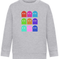 Classic Ghosts Design - Comfort Kids Sweater_ORION GREY II_front