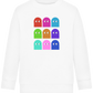 Classic Ghosts Design - Comfort Kids Sweater_WHITE_front