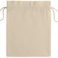 Essential medium drawcord gift bag_BEIGE_back