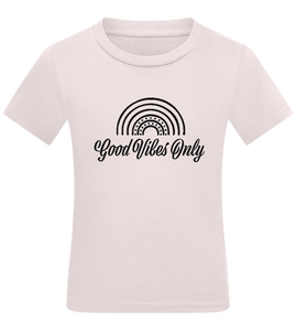 Good Vibes Only Rainbow Design - Comfort kids fitted t-shirt