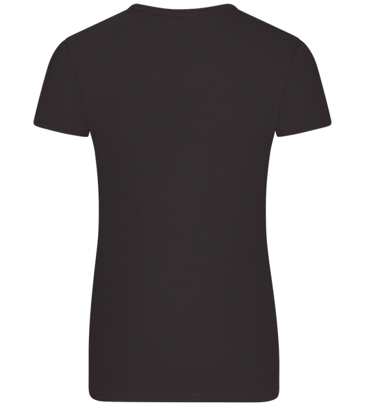 Class of 2024 Design - Basic women's fitted t-shirt_DEEP BLACK_back