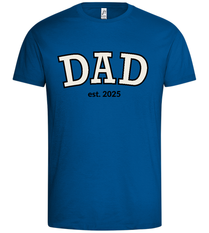 Dad Est 2025 Design - Premium men's t-shirt_ROYAL_front