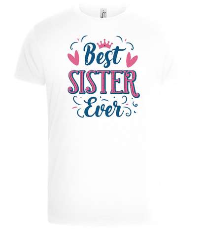 Best Sister Design - Basic Unisex T-Shirt_WHITE_front