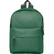 600D Zippered Backpack_DARK GREEN_front