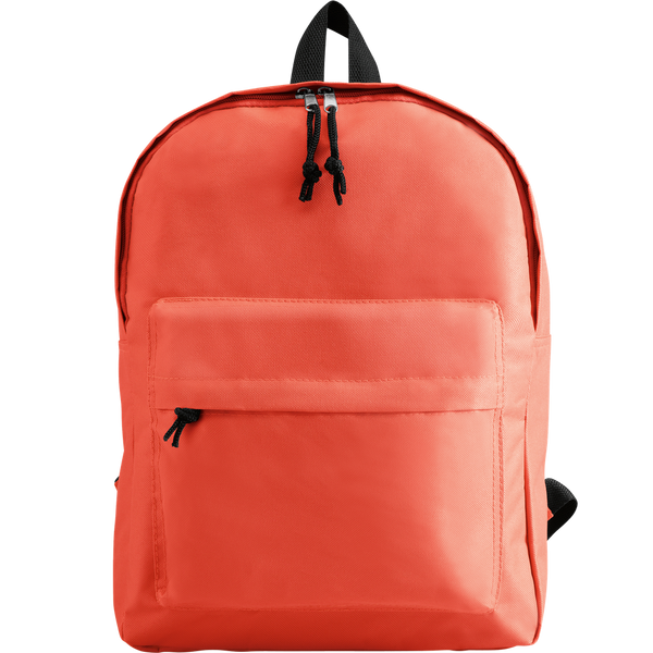 600D Zippered Backpack_RED_front