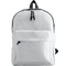 600D Zippered Backpack_WHITE_front