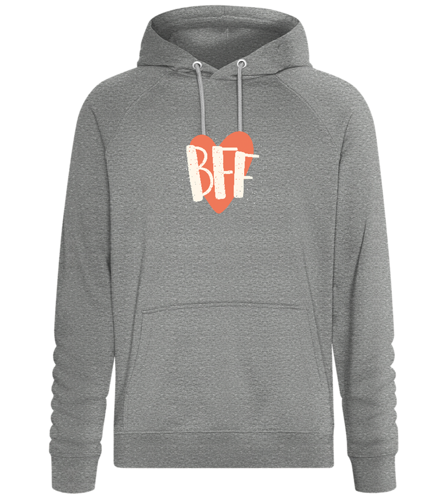 BFF Heart Design - Comfort unisex hoodie_ORION GREY II_front