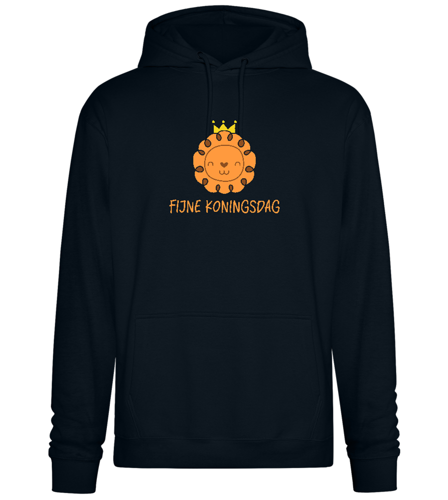 Fijne Koningsdag Design - Premium Essential Unisex Hoodie_BLACK_front