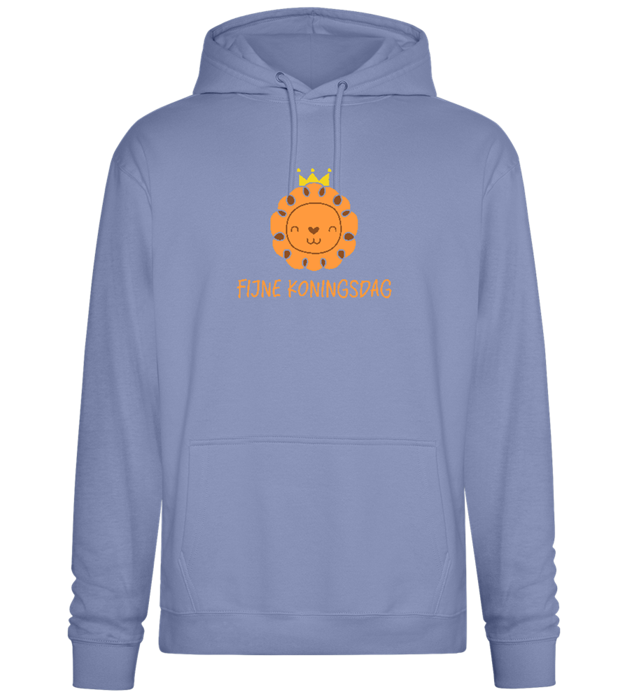 Fijne Koningsdag Design - Premium Essential Unisex Hoodie_BLUE_front