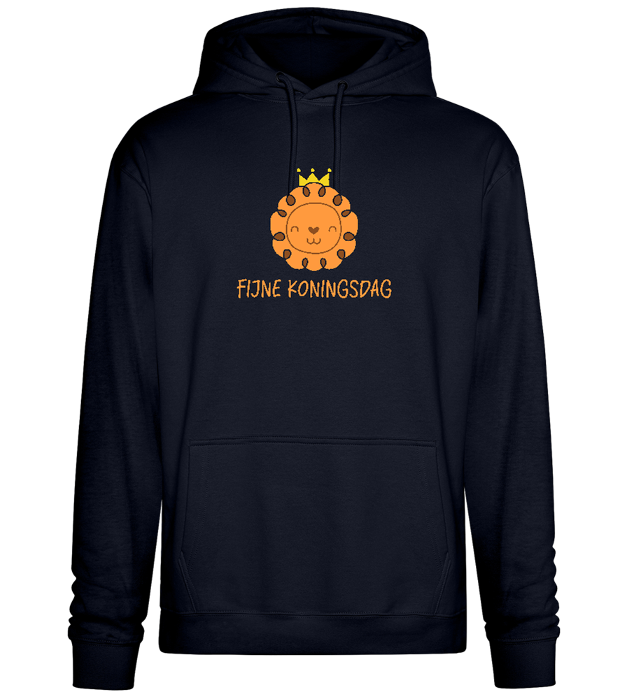 Fijne Koningsdag Design - Premium Essential Unisex Hoodie_FRENCH NAVY_front