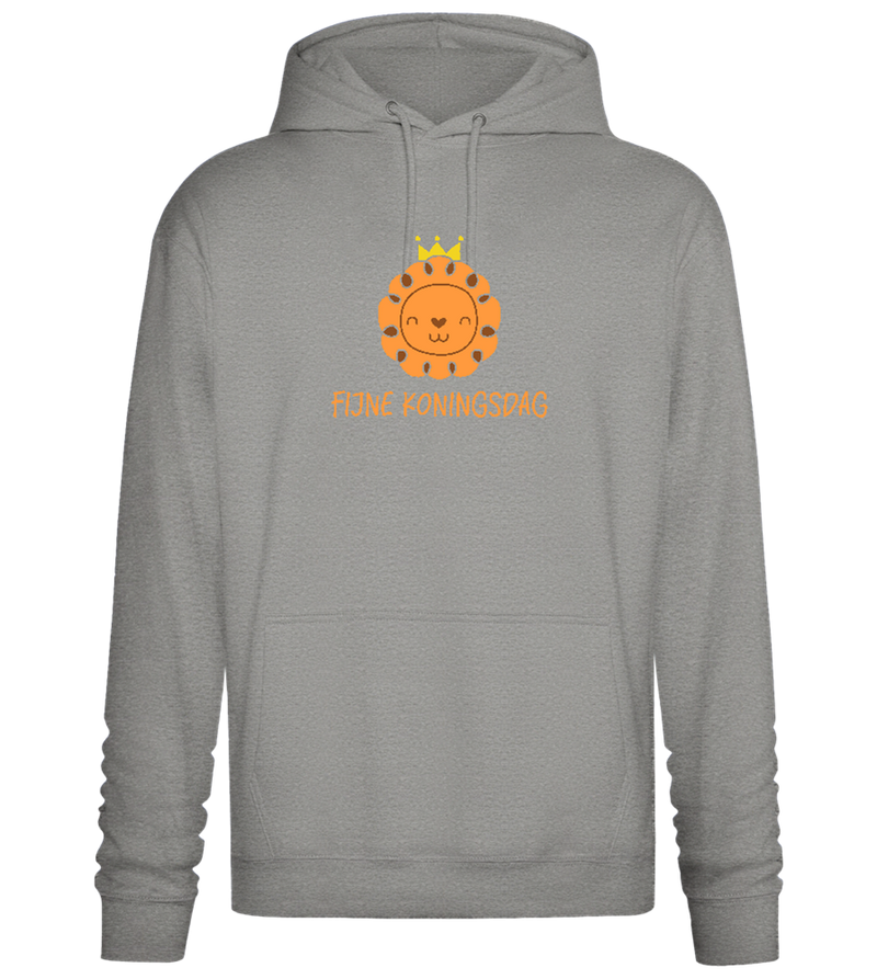 Fijne Koningsdag Design - Premium Essential Unisex Hoodie_ORION GREY II_front