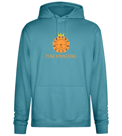 Fijne Koningsdag Design - Premium Essential Unisex Hoodie_POOL BLUE_front