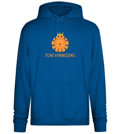 Fijne Koningsdag Design - Premium Essential Unisex Hoodie_ROYAL_front