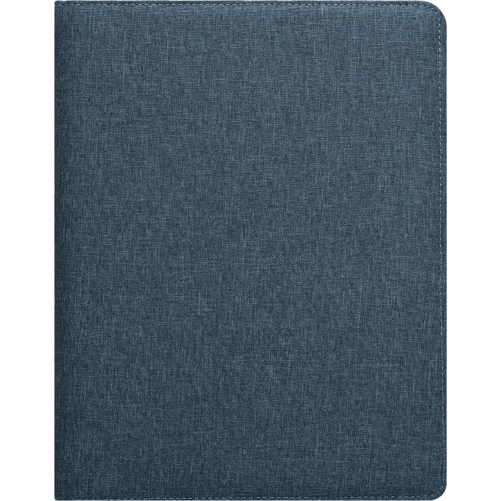 A4 Conference Folder in 2-Tone RPET_BLUE_front
