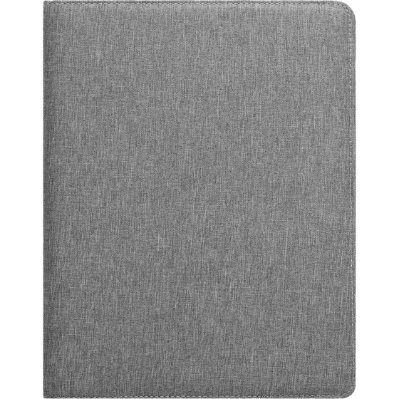 A4 Conference Folder in 2-Tone RPET_WHITE/BLACK_front