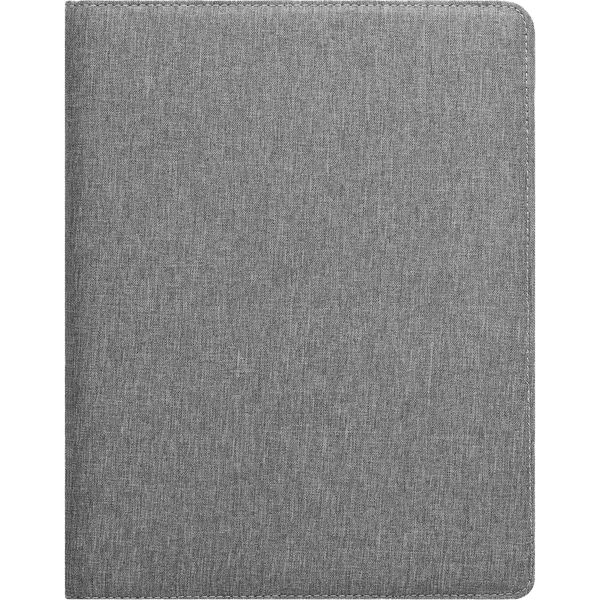 A4 Conference Folder in 2-Tone RPET_WHITE/BLACK_front