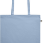 Premium colored organic cotton shopping bag_BABY BLUE_front