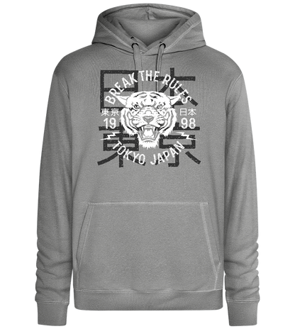 Break The Rules 1998 Design - Premium unisex hoodie_ORION GREY II_front