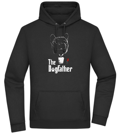 Dogfather Suit Design - Premium Essential Unisex Hoodie_BLACK_front