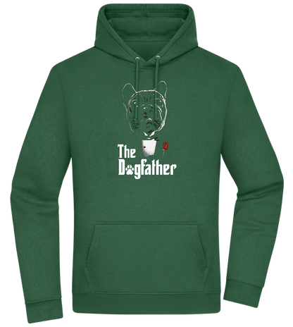 Dogfather Suit Design - Premium Essential Unisex Hoodie_GREEN BOTTLE_front