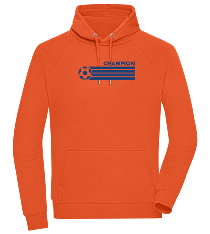 Soccer Champion Design - Comfort unisex hoodie_BURNT ORANGE_front