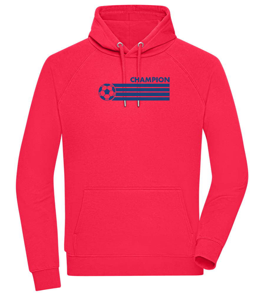 Soccer Champion Design - Comfort unisex hoodie_RED_front