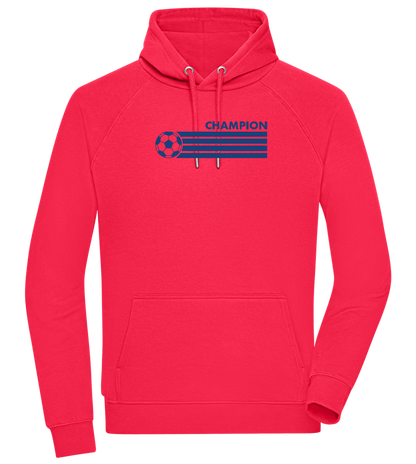Soccer Champion Design - Comfort unisex hoodie_RED_front