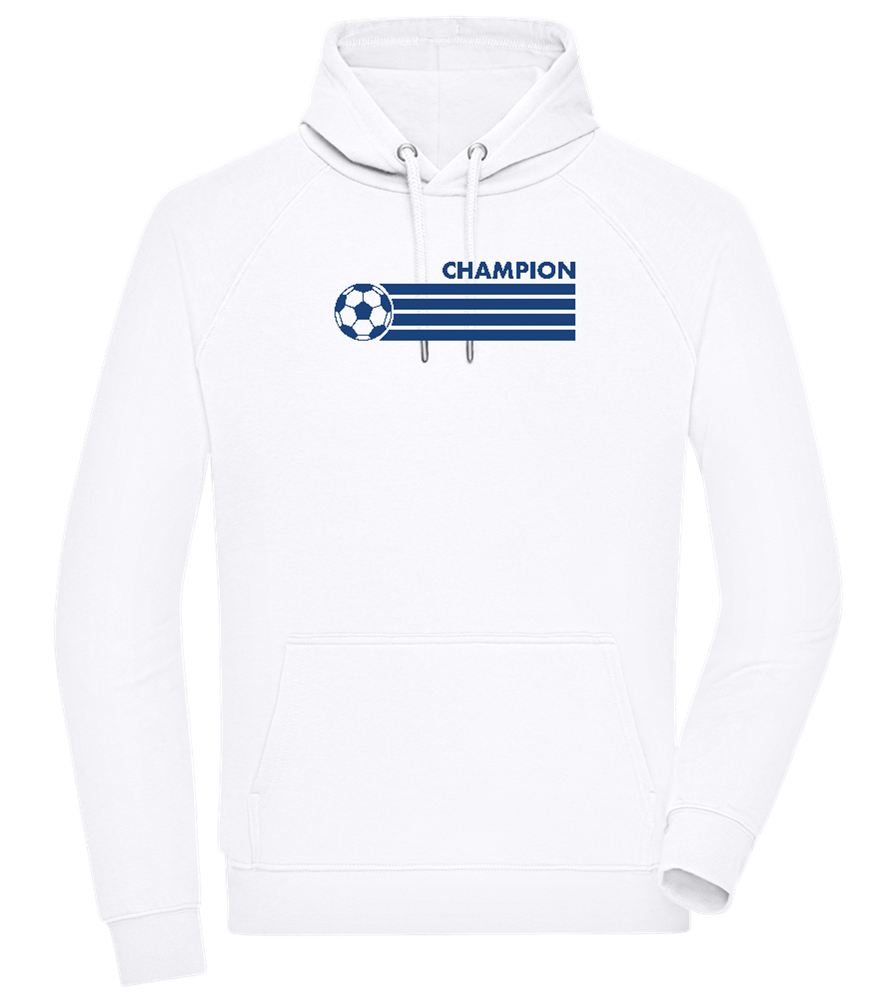 Soccer Champion Design - Comfort unisex hoodie_WHITE_front