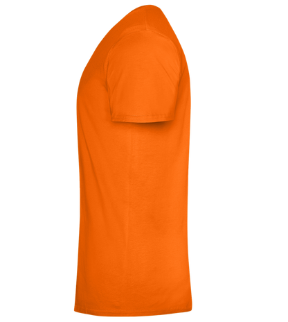 OpenABI Design - Comfort men's fitted t-shirt_ORANGE_left