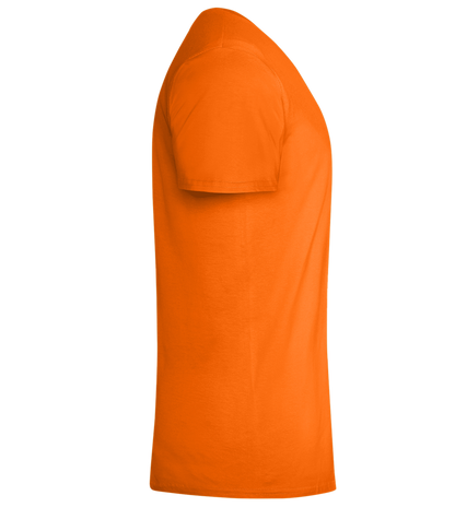 OpenABI Design - Comfort men's fitted t-shirt_ORANGE_right