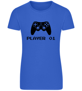 Player 1 Design - Basic women's fitted t-shirt