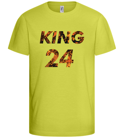 KING 24 Design - Basic kids t-shirt_GREEN APPLE_front