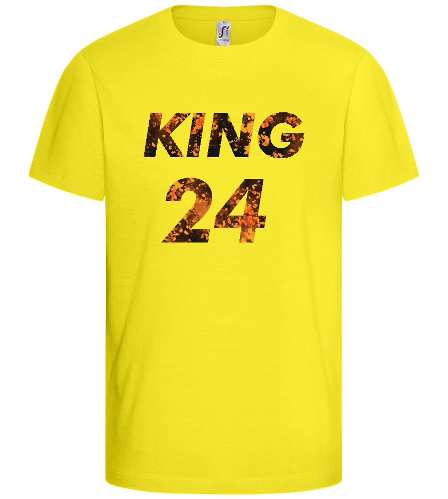 KING 24 Design - Basic kids t-shirt_LEMON_front