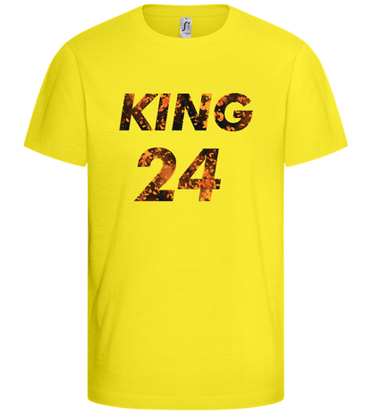 KING 24 Design - Basic kids t-shirt_LEMON_front