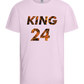 KING 24 Design - Basic kids t-shirt_LIGHT PINK_front