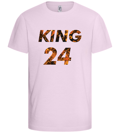 KING 24 Design - Basic kids t-shirt_LIGHT PINK_front