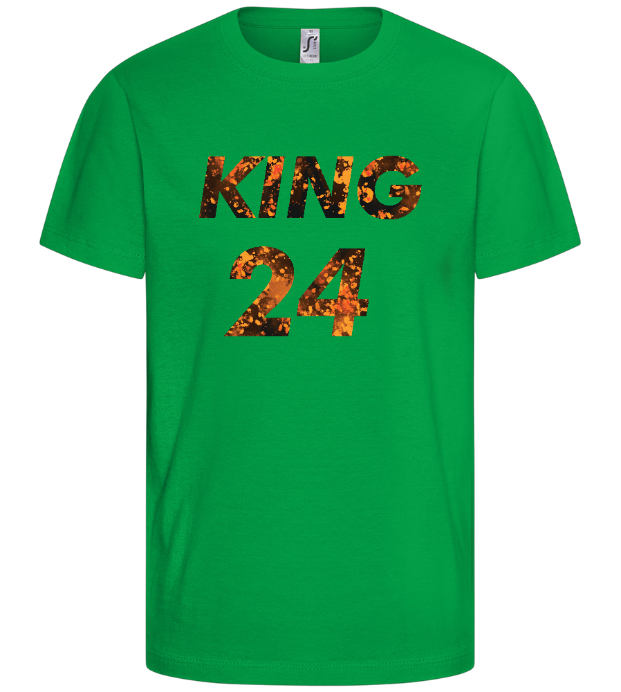 KING 24 Design - Basic kids t-shirt_MEADOW GREEN_front