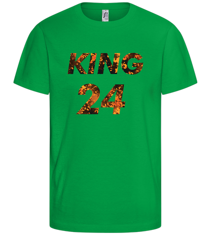 KING 24 Design - Basic kids t-shirt_MEADOW GREEN_front