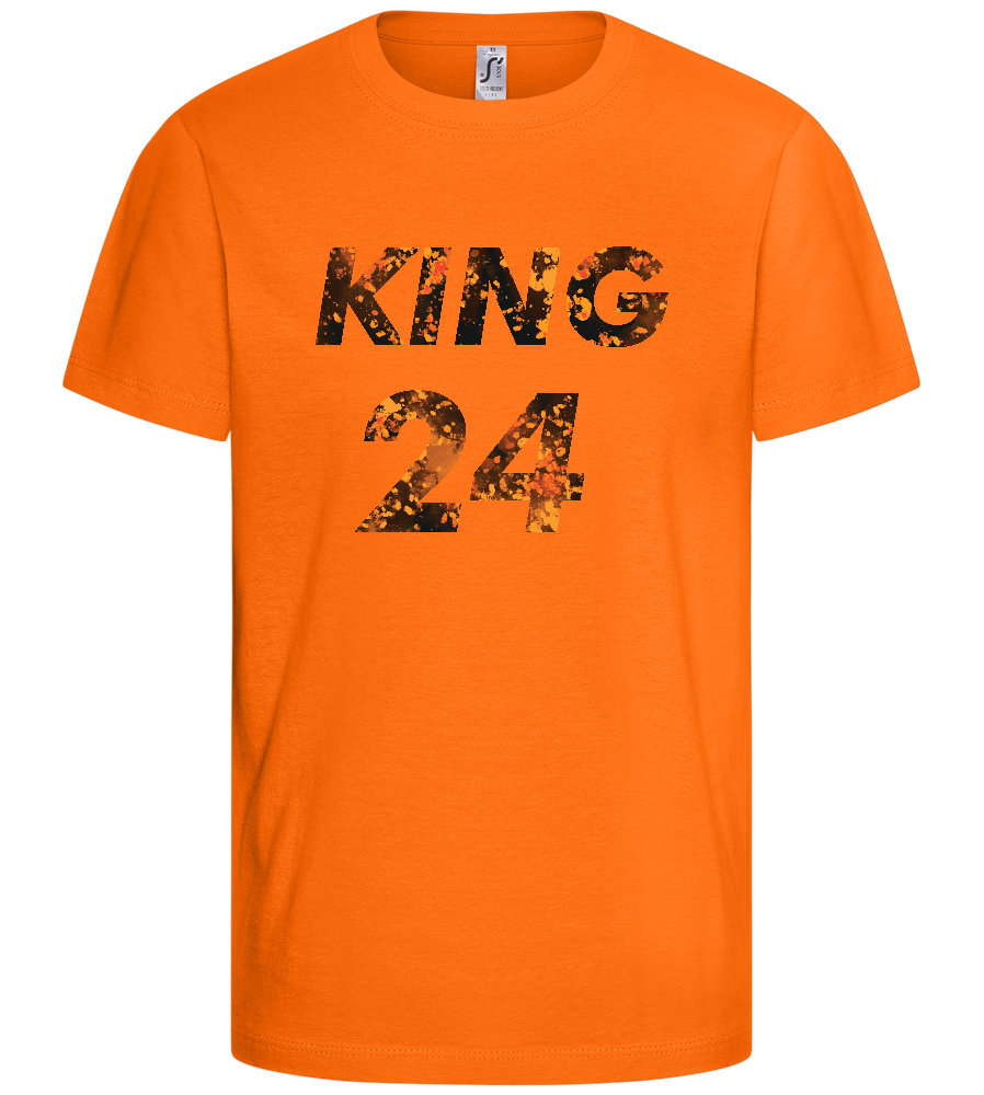 KING 24 Design - Basic kids t-shirt_ORANGE_front