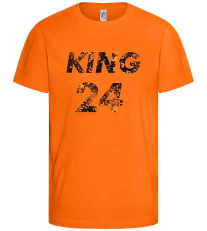 KING 24 Design - Basic kids t-shirt_ORANGE_front