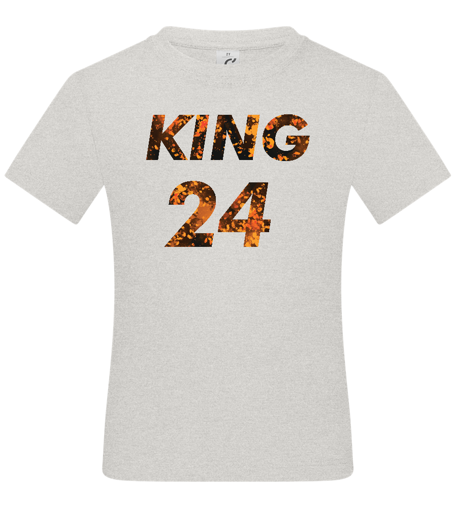 KING 24 Design - Basic kids t-shirt_VIBRANT WHITE_front